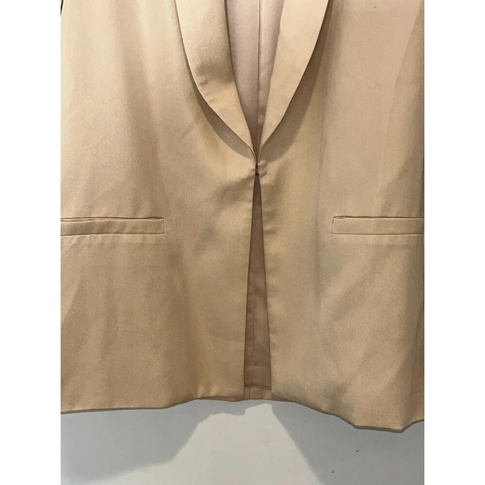 Alice + Olivia Womens Camel Blazer Size M